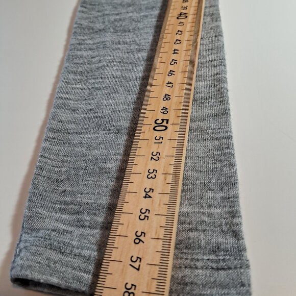 Zara Trafaluc sweater in pale gray cotton and black lace - Picture 8 of 10